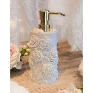New Roses Flowers Soap Dispenser Kitchen Bathroom Soap Hand Liquid Pump Bottle